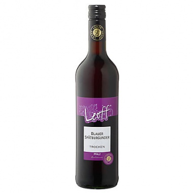 Leoff BlauerSpätburgunder Rotwein QBA trocken 12 - Vinodeal Flaschen x0,75l