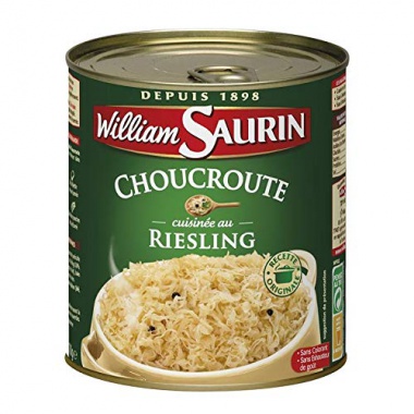 William Saurin - Sauerkraut Au Riesling 1 x 810 G