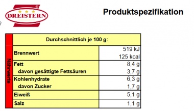 Dreistern Jgertopf - Fleischbllchen in Jgersauce mit Kartoffeln 800gr Dose