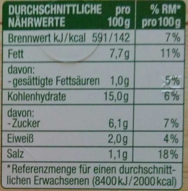 Kartoffelsalat mit Sahne, Ei und eingelegten Gurken 2x1kg