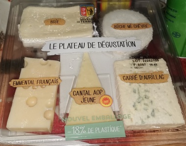 Le Plateau de Degustation / Kseplatte  - 5 Sorten Fromage de France- 400gr