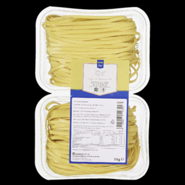 Frische Eiernudeln, Fettuccine mit Ei, 2 Stck  500 g - 1 kg Packung