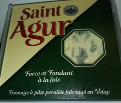 Saint Agur 60 % i. Tr. - edler Blauschimmelkse aus Frankreich 250gr