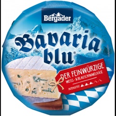 Bergader Bavaria blu Weichkse mit Wei- & Blauschimmel, 70 % Fett i. Tr. 1,2 kg Packung